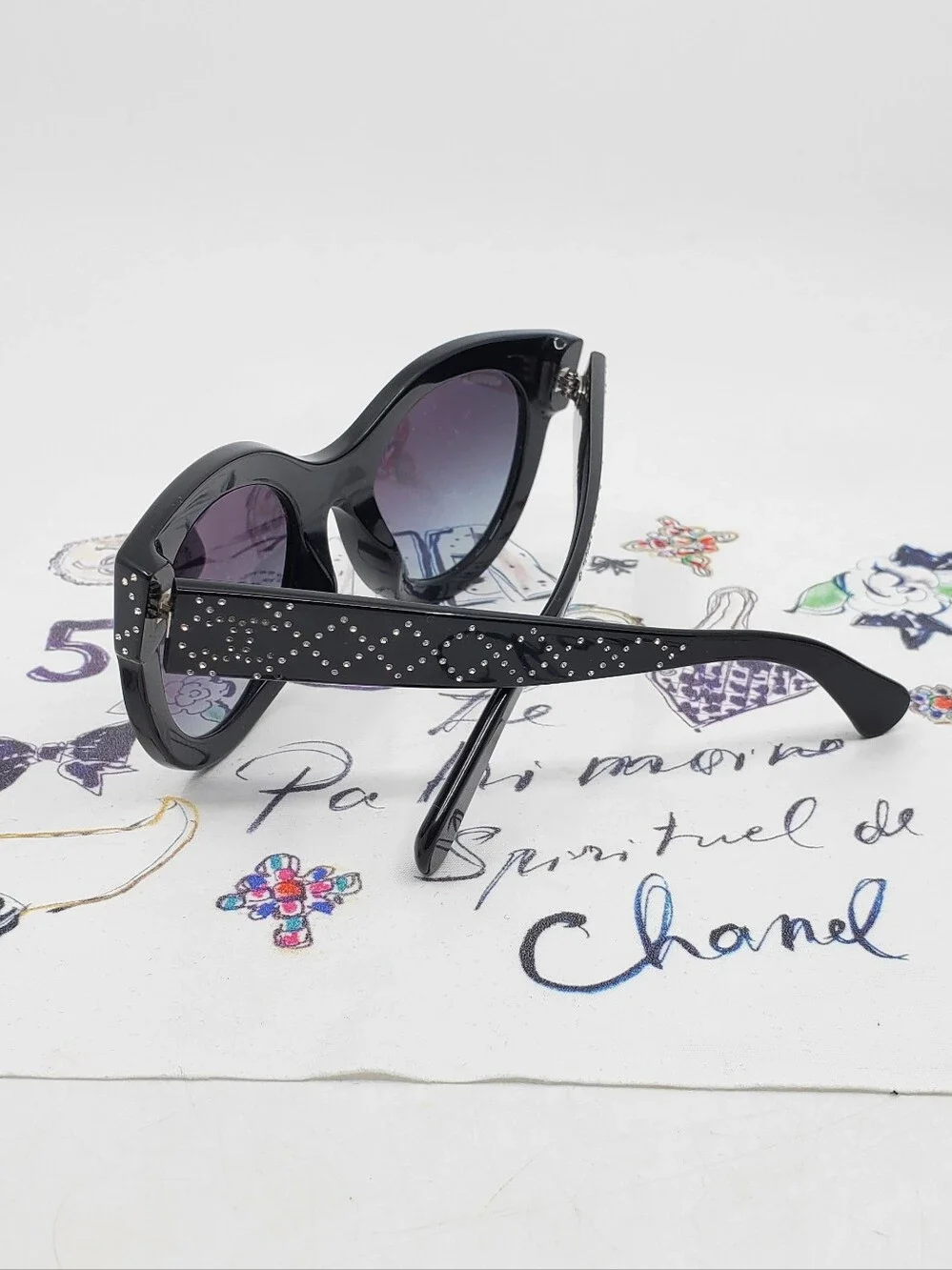 Chanel Crystal Sunglasses